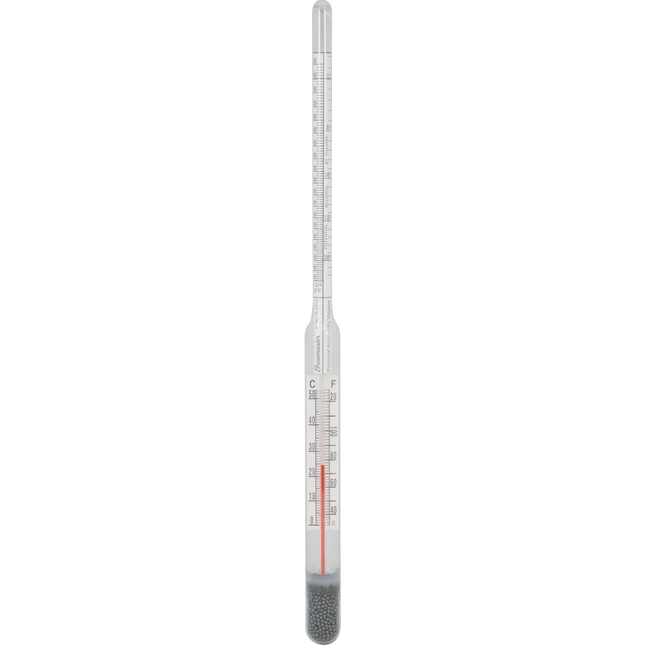 Hydrometer With Correction Scale