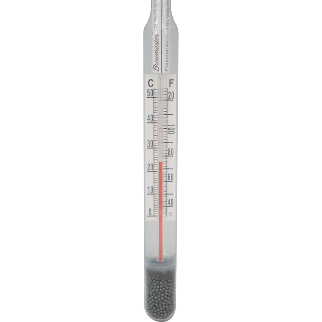 Hydrometer With Correction Scale