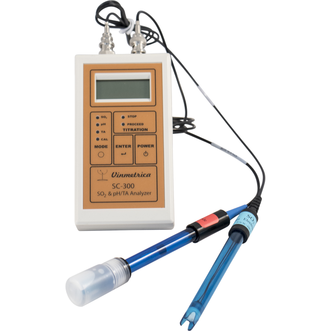 Vinmetrica SC-300 SO2, pH & TA Analyzer Kit