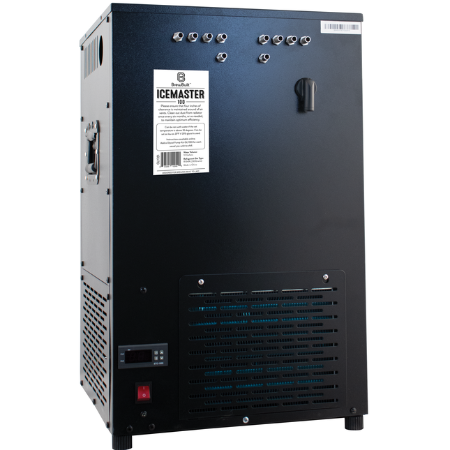 BrewBuilt Glycol Chiller - IceMaster 100 w/ Stainless Bulkheads