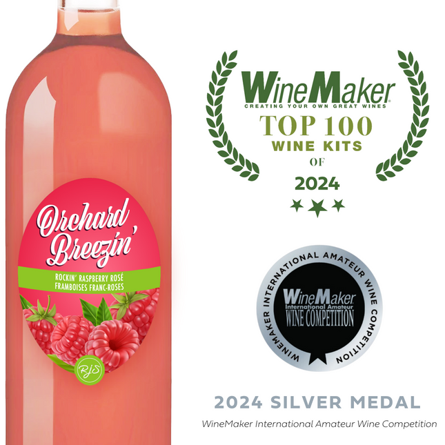 Wine Kit - RJS Craft Winemaking - Orchard Breezin' - Rockin' Raspberry Rose - 2-pack