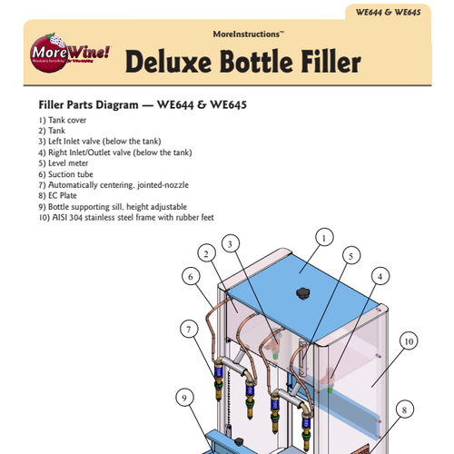 Professional Gravity Filler Instructions