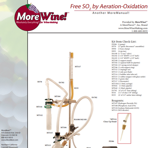 Professional Aeration-Oxidation Test Kit