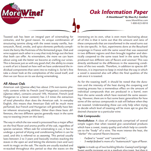 Oak Information Manual