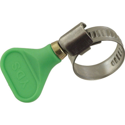 S/S Hose Clamp w/ Thumb Screw - Green - 3/4 inch