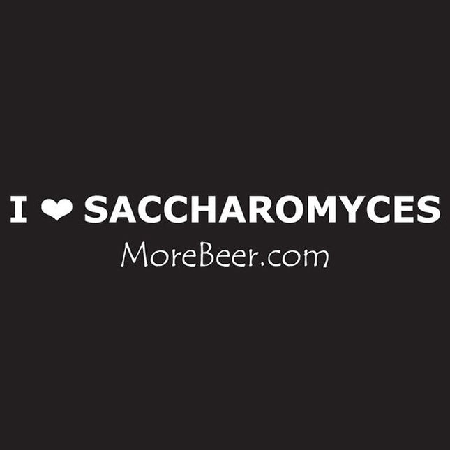 I Heart Saccharomyces - MoreBeer! Bumper Sticker