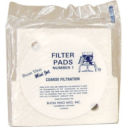 Buon Vino Mini Jet Filter Pads (3) - Coarse