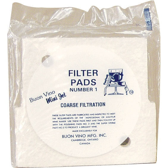 Buon Vino Mini Jet Filter Pads  (3) - Coarse