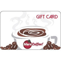 MoreCoffee! Plastic Gift card
