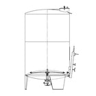 Speidel 6,300L/2000 mm Diameter FD-DFAS Sealed Red Wine Fermenter w/ Pulse-Air System, Gate-Style Manway and Motorized Must Ejection