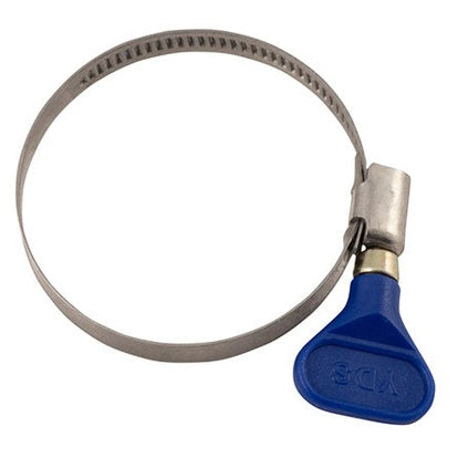 S/S Hose Clamp w/ Thumb Screw - Blue - 2-3/8 inch