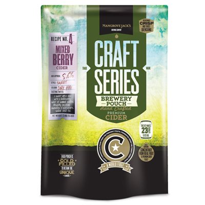 Mangrove Jack's British Series Strawberry & Pear Cider Pouch 2.4 kg