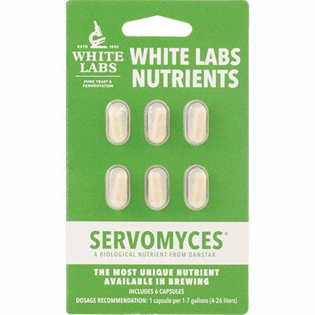 Servomyces Yeast Nutrient Capsules | White Labs | 6 Pack