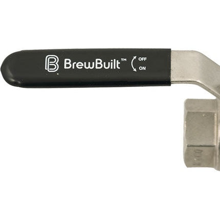 BrewBuilt Ball Valve - 1/2 in. Stainless Locking Full Port