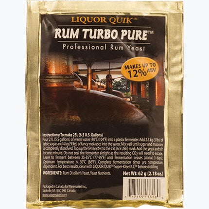 LQ Rum Turbo Pure, 62 gram