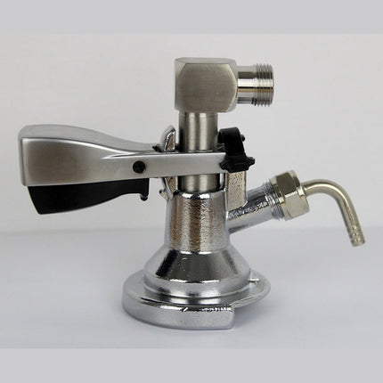 Keg Coupler - Low Profile Elbow Bend