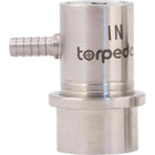 Torpedo Ball Lock Quick Disconnect (QD) Gas In - Barbed Stainless