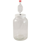 1 Gallon Glass Jar Fermenter Kit - S-Shaped Airlock