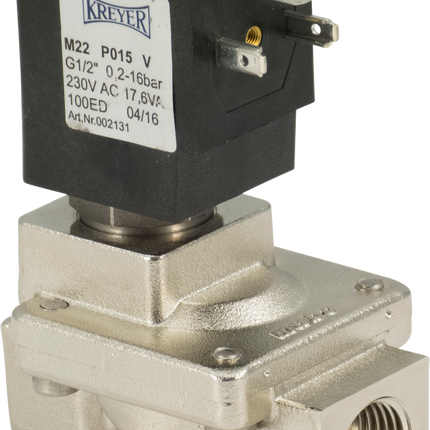 Solenoid Valve for Kreyer Fans - 230 v 1/2 in. 
