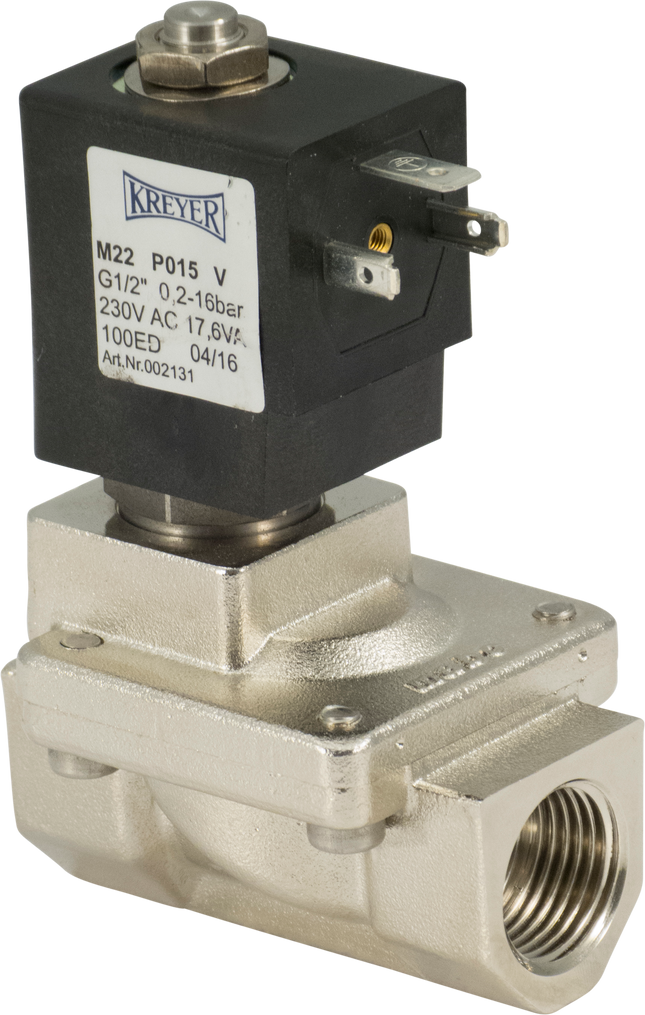Solenoid Valve for Kreyer Fans - 230 v 1/2 in. 