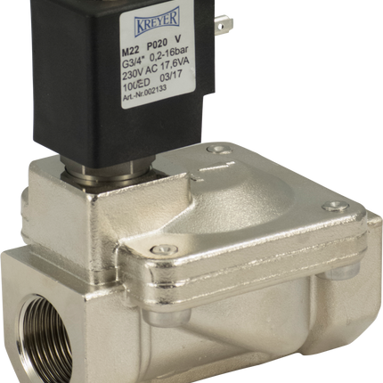 Solenoid Valve for Kreyer Fans - 230 v 3/4 in.