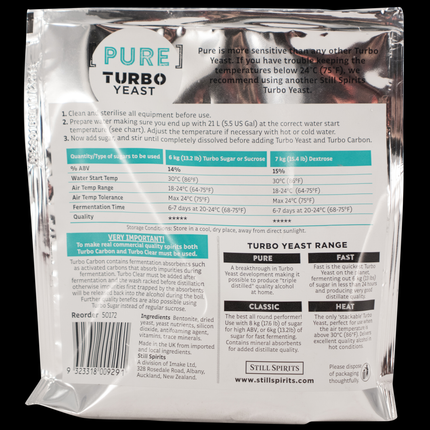 Turbo Yeast - Triple Distilled