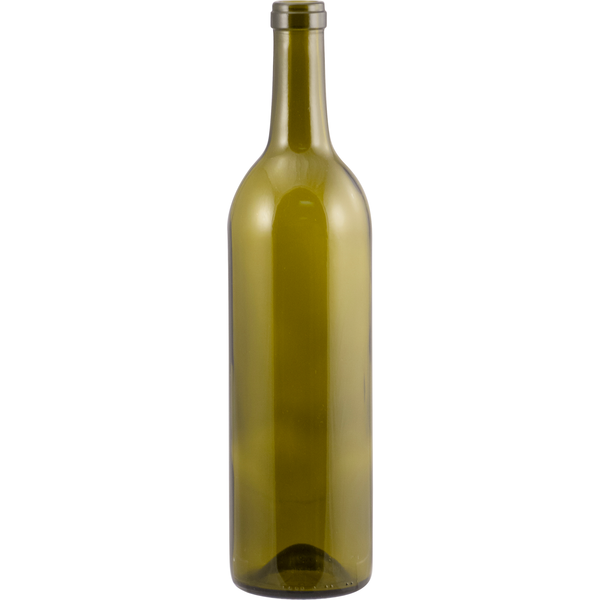 Bordeaux Wine Bottles | Antique Green | 750mL | Case of 12