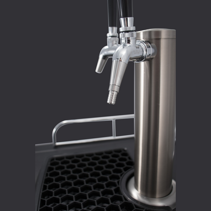Stainless Steel Slip-In Growler Filler for Intertap/NukaTap Faucets