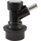 Ball Lock Quick Disconnect (QD) Bev Out (BLACK) - Barb