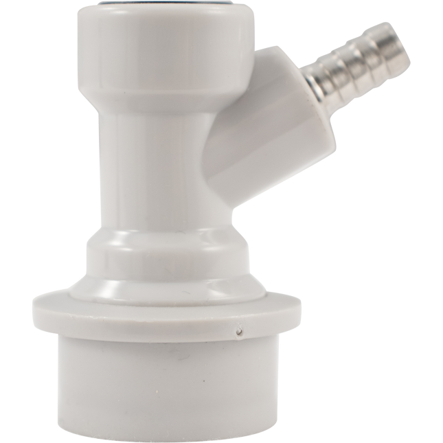 Ball Lock Quick Disconnect (QD) Gas In (GRAY) - Barb