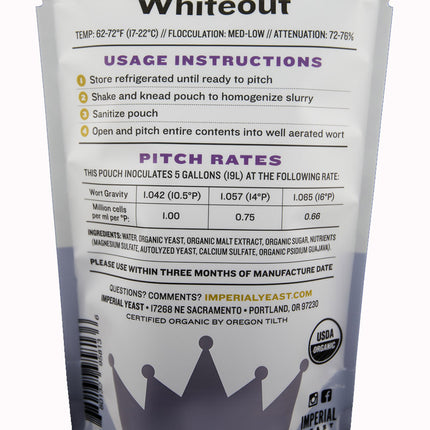 Imperial Yeast - Whiteout