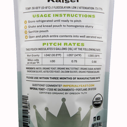 Imperial Yeast - Kaiser