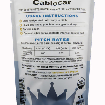 Imperial Yeast - Cablecar