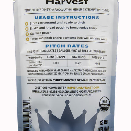 Imperial Yeast - Harvest