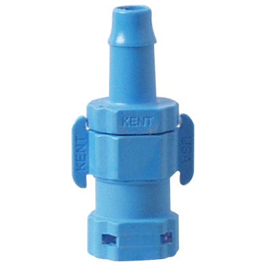 Kent Shut-Off Female Quick Disconnect (QD) w/ 1/4 in Barb 
