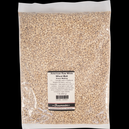 Malt - Briess Raw White Wheat - Per Lb (Showroom Only)