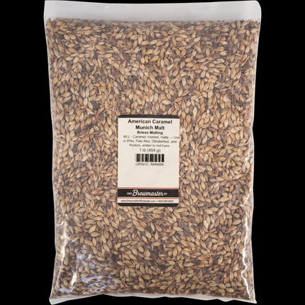 Malt - Caramel Munich Malt 60L - Per Lb (Showroom Only)