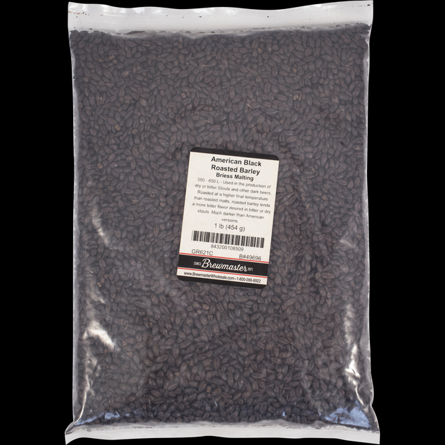 Malt - Briess Black Roasted Barley - Per Lb (Showroom Only)
