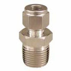 Stainless - 1/2 in mpt x 3/8 in compression