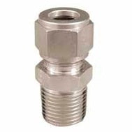 Stainless - 1/2 in. mpt x 1/2 in. comp