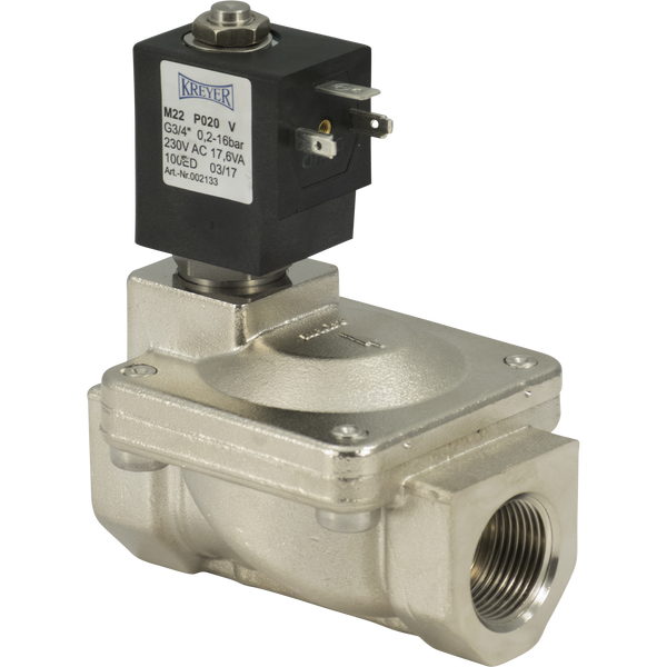 Kreyer Fan Solenoid Valve | 230V | 3/4