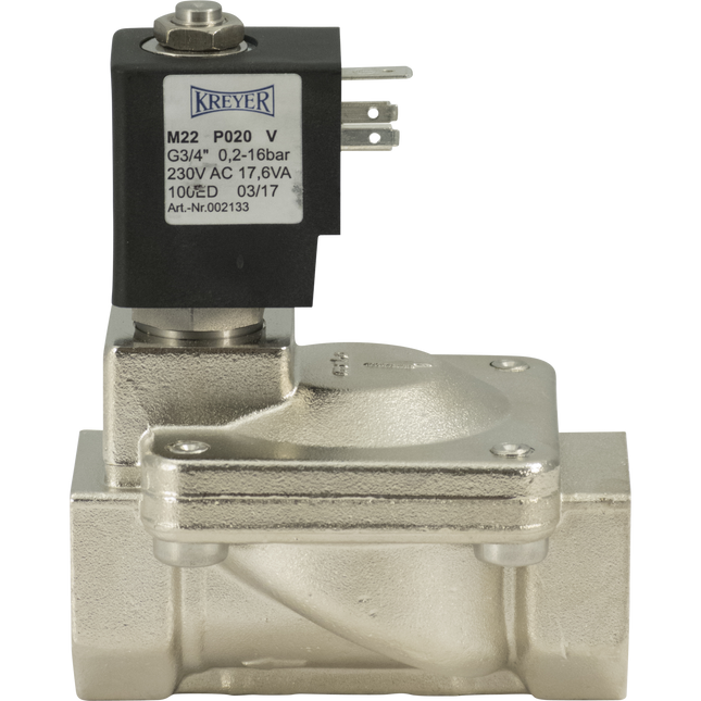 Solenoid Valve for Kreyer Fans - 230 v 3/4 in. - PLACEHOLDER