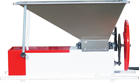EnoItalia Manual Crusher Destemmer- S/S Bin, Agitator, & Flywheel - PLACEHOLDER