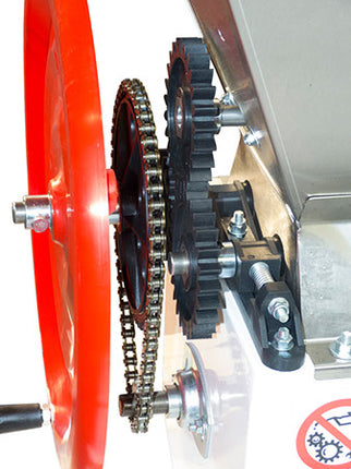 EnoItalia Manual Crusher Destemmer- S/S Bin, Agitator, & Flywheel - PLACEHOLDER