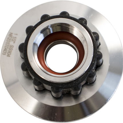 Blichmann Stainless QuickConnector - 1.5 in. T.C. x 1/2 in. NPT