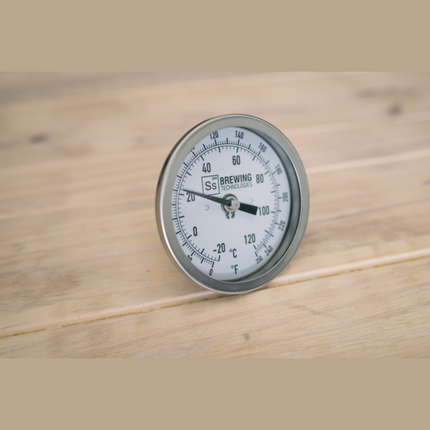 Threaded Thermometer for Ss Brew Kettle