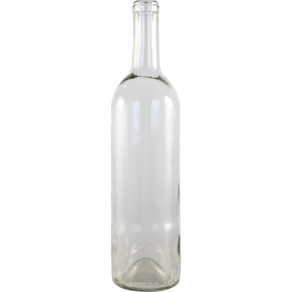 Bordeaux Wine Bottles | Clear | 750mL | Case of 12