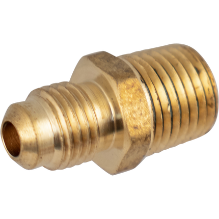Brass - 1/4 in. flare x 1/4 in. mpt