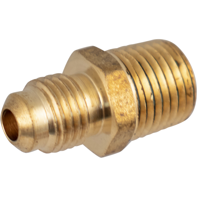 Brass - 1/4 in. flare x 1/4 in. mpt