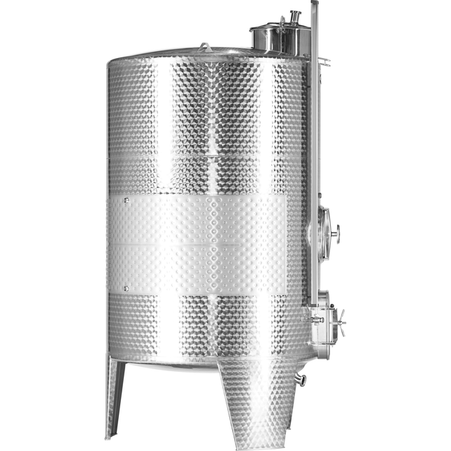 Speidel 3000L, 1400mm Diameter FS-MO Dish Bottom Double Jacket Venting Nozzle Mash Door Sealed Base Tank - PRECONFIGURED